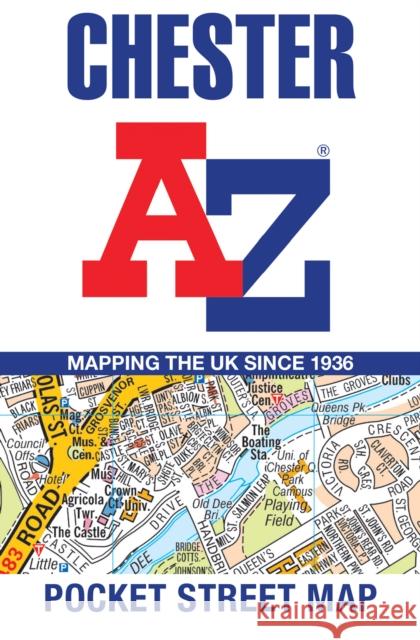 Chester A-Z Pocket Street Map A-Z Maps 9780008657451 HarperCollins Publishers - książka