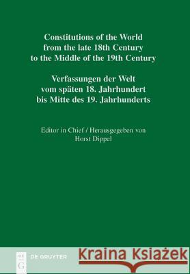 Chiapas - Puebla : Constitutional Documents of Mexico 1814-1849  9783110226195 K. G. Saur - książka
