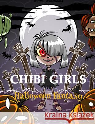 Chibi Girls: Halloween Fantasy: An Adult Coloring Book with Horror Girls Plant Publishing Chibi Girl Colorin 9781979129657 Createspace Independent Publishing Platform - książka