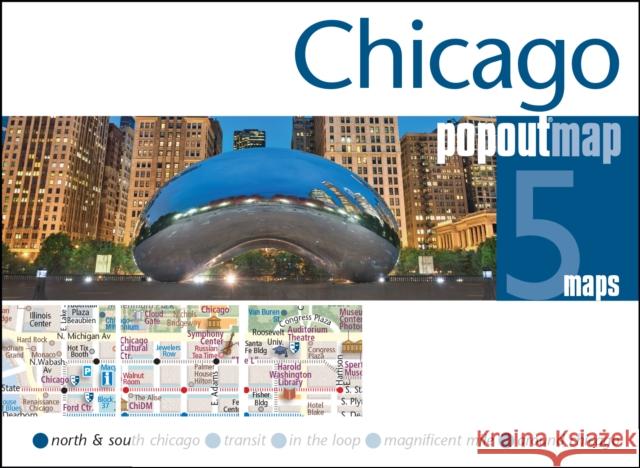 Chicago PopOut Map PopOut Maps 9781914515309 Heartwood Publishing - książka