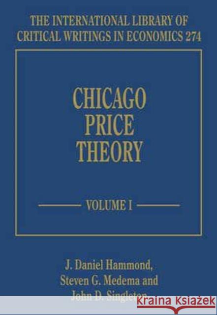 Chicago Price Theory J Daniel Hammond 9781848445765  - książka