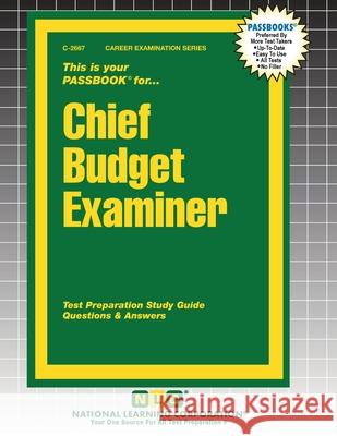 Chief Budget Examiner Passbooks 9781799326670 National Learning Corp - książka
