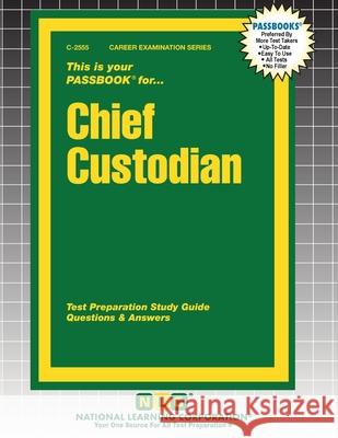 Chief Custodian Passbooks 9781799325550 National Learning Corp - książka