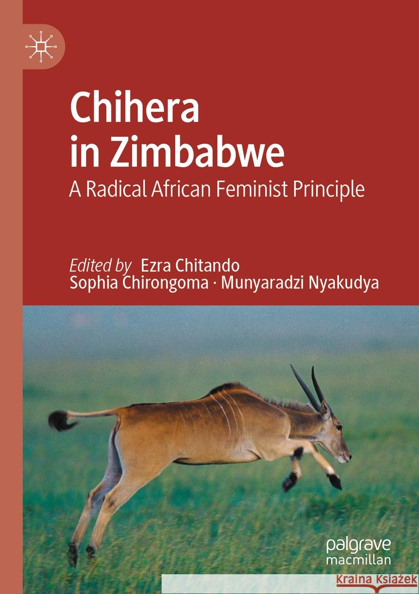 Chihera in Zimbabwe: A Radical African Feminist Principle Ezra Chitando Sophia Chirongoma Munyaradzi Nyakudya 9783031124686 Palgrave MacMillan - książka