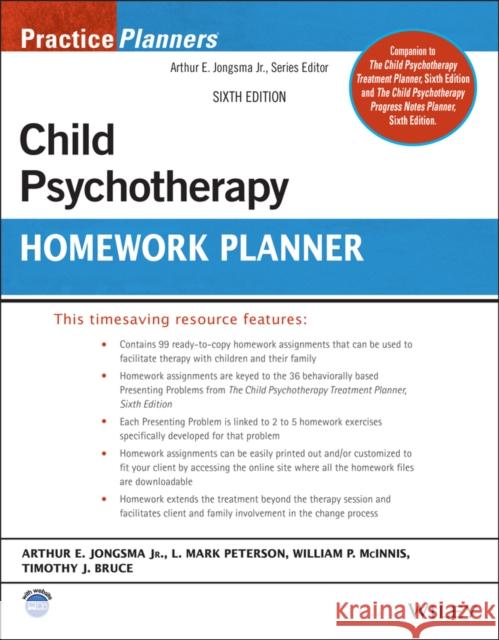 Child Psychotherapy Homework Planner  9781119981619 John Wiley & Sons Inc - książka