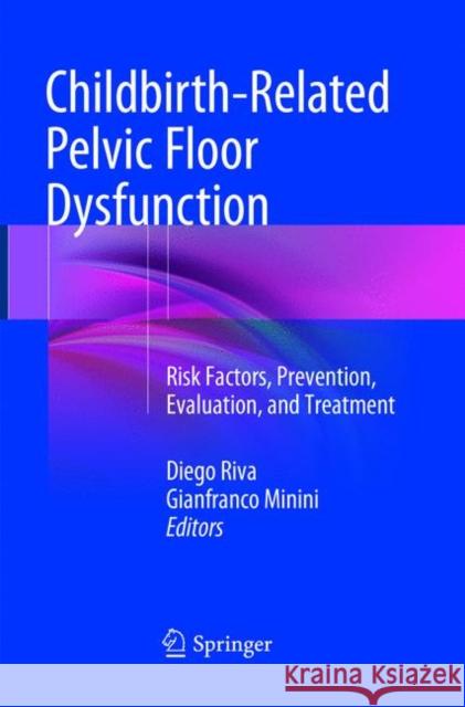 Childbirth-Related Pelvic Floor Dysfunction: Risk Factors, Prevention, Evaluation, and Treatment Riva, Diego 9783319792477 Springer International Publishing AG - książka