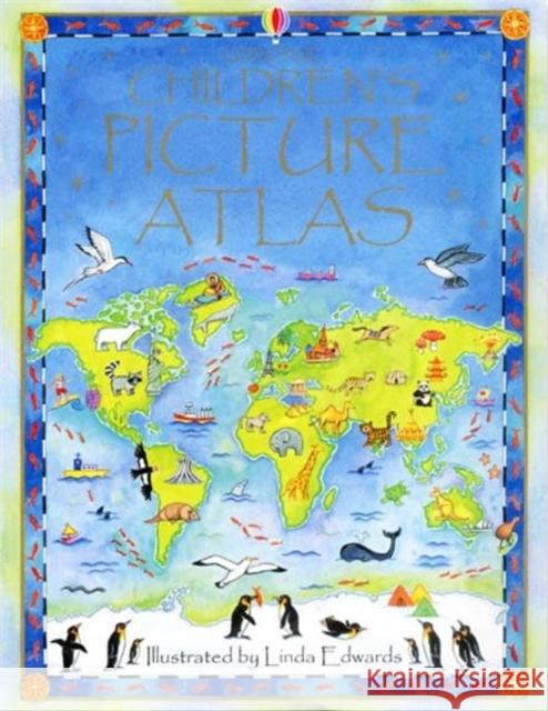 Children's Picture Atlas Ruth Brocklehurst 9780746047132 Usborne Publishing Ltd - książka