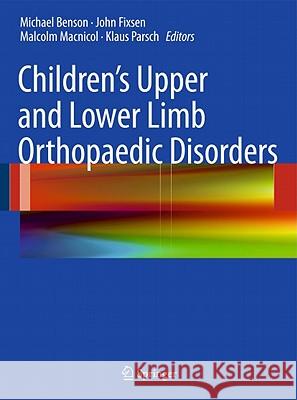 Children's Upper and Lower Limb Orthopaedic Disorders  Benson 9780857295606  - książka