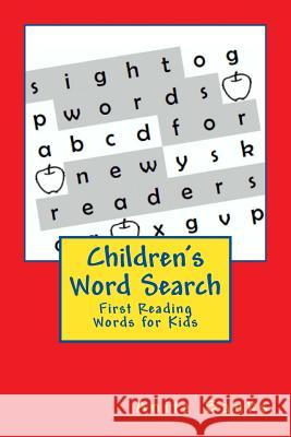 Children's Word Search: Sight Words for New Readers Anita Banks 9781539369622 Createspace Independent Publishing Platform - książka