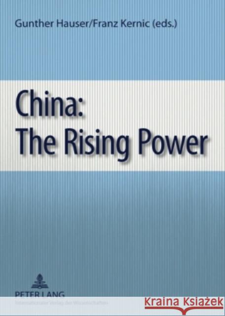 China: The Rising Power  9783631582695 Peter Lang GmbH - książka