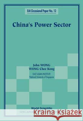 China's Power Sector Chee Kong Wong John Wong Wong Chee Kong 9789810238605 World Scientific Publishing Company - książka