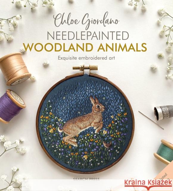 Chloe Giordano Needlepainted Woodland Animals: Exquisite Embroidered Art Chloe Giordano 9781800922488 Search Press Ltd - książka