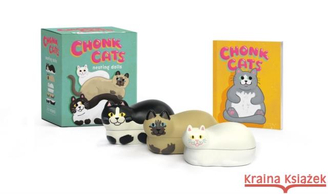 Chonk Cats Nesting Dolls Jessie Oleson Moore 9780762472628 Running Press - książka