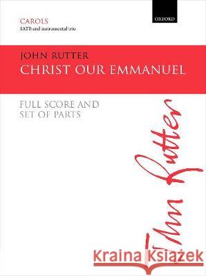 Christ our Emmanuel John Rutter   9780193535176 Oxford University Press - książka
