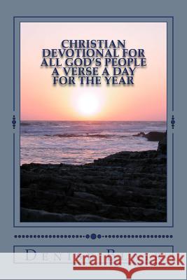 Christian Devotional For All God's People: A Verse a Day for the Year Blair, Denise 9781494961749 Createspace - książka