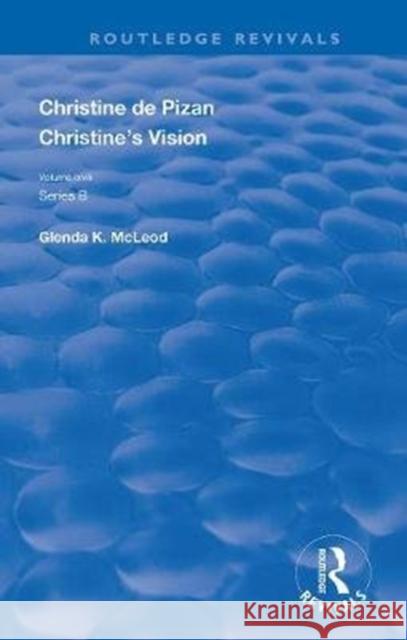 Christine's Vision Christine D 9780367110017 Routledge - książka