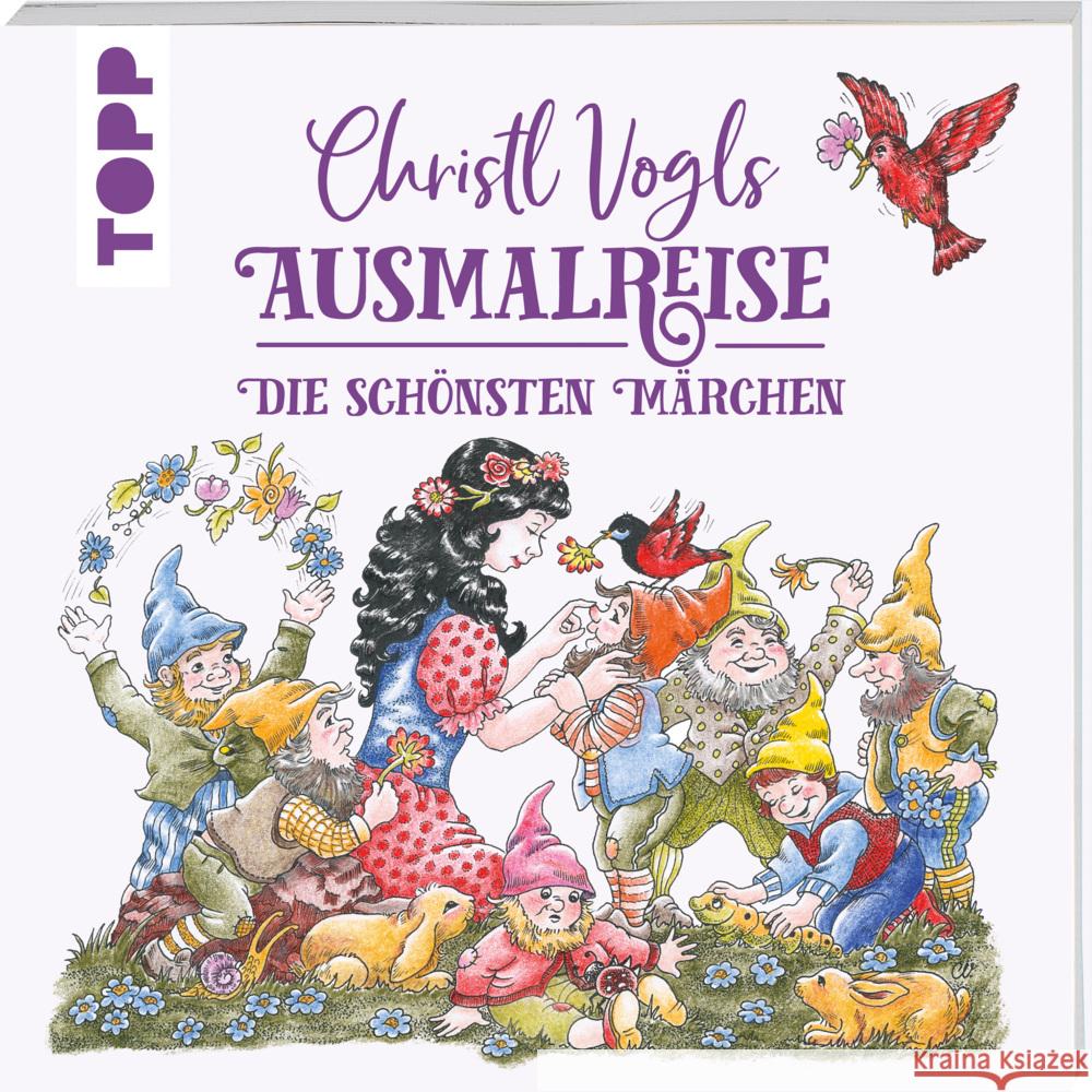 Christl Vogls Ausmalreise - Die schönsten Märchen Vogl, Christl 9783735881502 Frech - książka