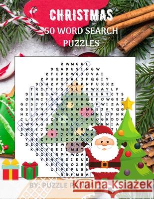CHRISTMAS 50 Word Search Puzzles Kasey Conner Puzzle Panda  9798691180767 Independently Published - książka