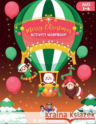 Christmas Activity Workbook for Kids Beth Costanzo 9781087992570 Adventures of Scuba Jack - książka