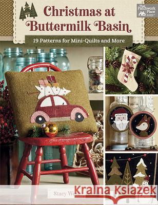 Christmas at Buttermilk Basin: 19 Patterns for Mini-Quilts and More Stacy West 9781683560036 That Patchwork Place - książka