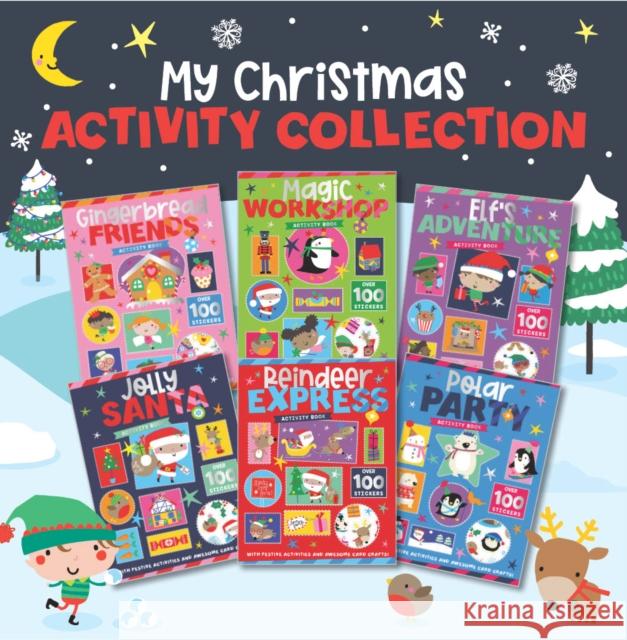 Christmas Collection Sticker Activity Sophie Collingwood 9781805442844 Make Believe Ideas - książka