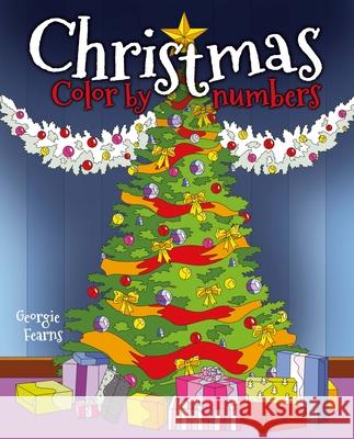 Christmas Color by Numbers Georgie Fearns 9781398820630 Sirius Entertainment - książka