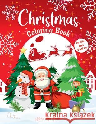 Christmas Coloring Book Mona Liza Santos   9781955560535 Mona Liza Santos - książka