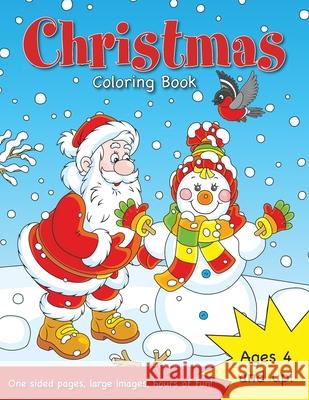 Christmas Coloring Book for Kids Ages 4-8! Engage Books 9781774378366 Engage Books (Activities) - książka