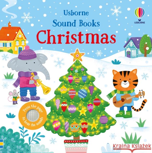 Christmas Sound Book Sam Taplin 9781801314923 Usborne Publishing Ltd - książka