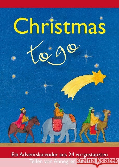 Christmas - to go : Ein Adventskalender aus 24 vorgestanzten Teilen  9783780613141 Kaufmann - książka