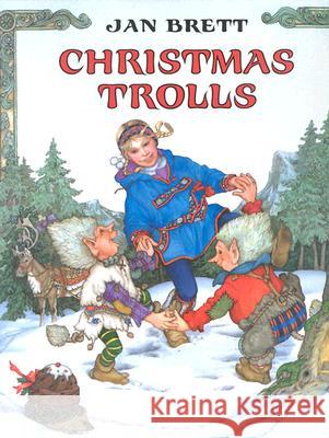 Christmas Trolls Jan Brett 9780399225079 Putnam Publishing Group - książka