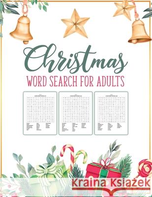 Christmas Word Search For Adults: Puzzle Book Holiday Fun For Adults and Kids Activities Crafts Games Michaels, Aimee 9781953332431 Shocking Journals - książka