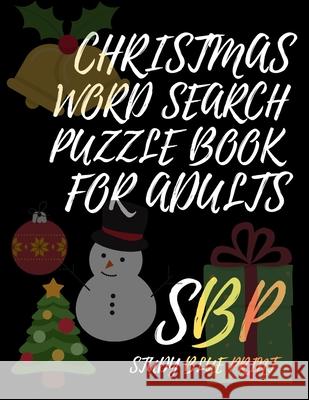 Christmas Word Search Puzzle Book For Adults Study Blue Print   9798694582889 Independently Published - książka
