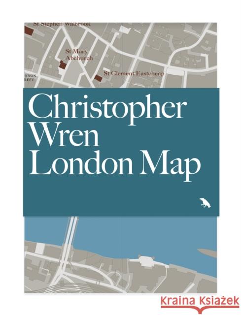 Christopher Wren London Map: Guide to the architecture of Christopher Wren in London Owen Hopkins 9781912018208 Blue Crow Media - książka