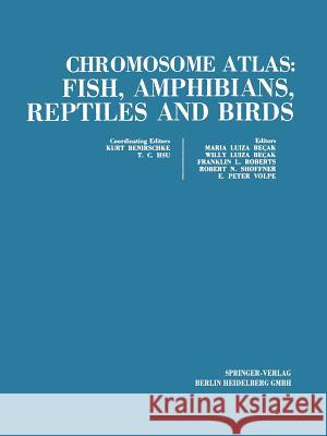 Chromosome Atlas: Fish, Amphibians, Reptiles and Birds: Volume 1 Benirschke, Kurt 9783662374573 Springer - książka