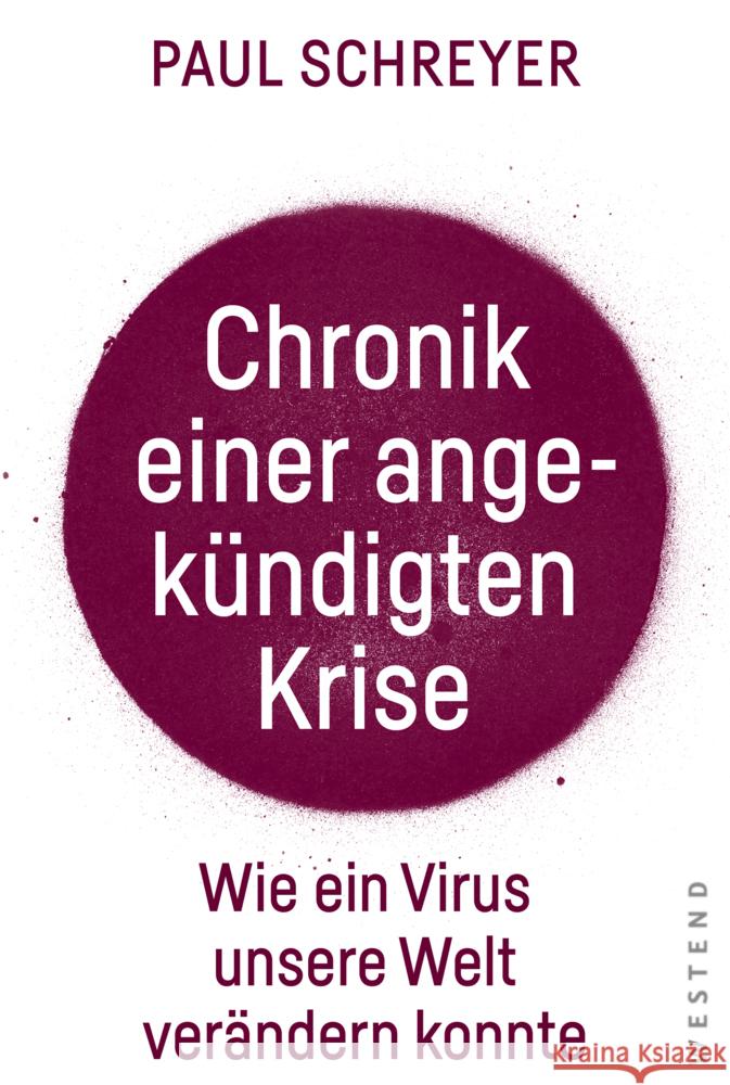 Chronik einer angekündigten Krise Schreyer, Paul 9783864893162 Westend - książka