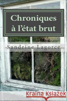 Chroniques à l'état brut Lagorce, Sandrine 9781500789091 Createspace - książka