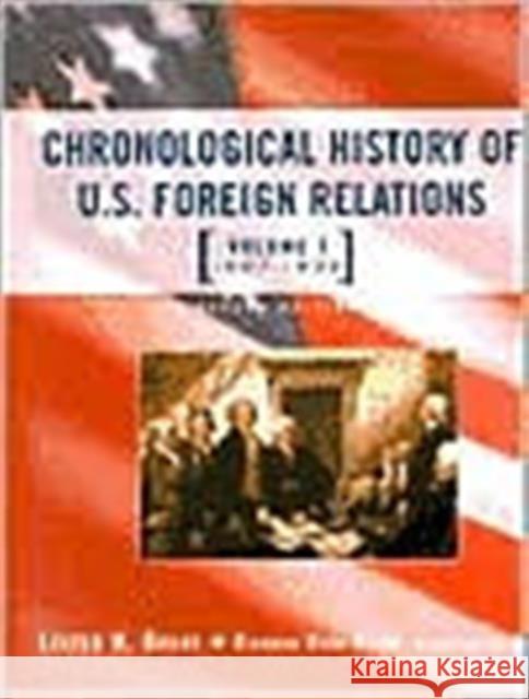 Chronological History of U.S. Foreign Relations Lester H. Brune Richard Dean Burns 9780415939140 Routledge - książka