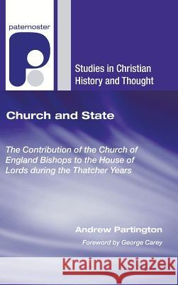 Church and State Andrew Partington George Leonard Carey 9781498248464 Wipf & Stock Publishers - książka