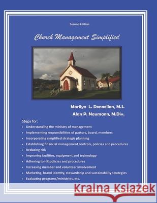 Church Management Simplified Donnellan MS Marilyn L Donnellan MS 9798417363641 Independently published - książka