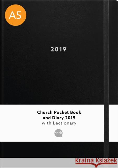 Church Pocket Book and Diary 2019: Black A5  9780281079889 SPCK Publishing - książka