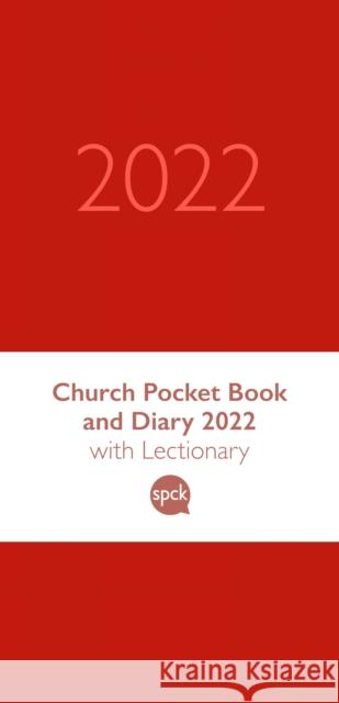 Church Pocket Book and Diary 2022 Red  9780281085927 SPCK Publishing - książka