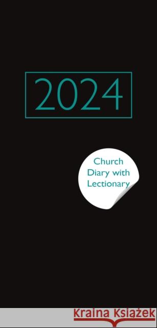 Church Pocket Book and Diary 2024 Black with Lectionary SPCK 9780281089581 SPCK Publishing - książka