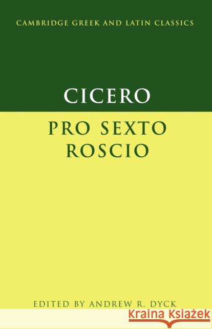 Cicero: 'Pro Sexto Roscio'  9780521708869 CAMBRIDGE UNIVERSITY PRESS - książka