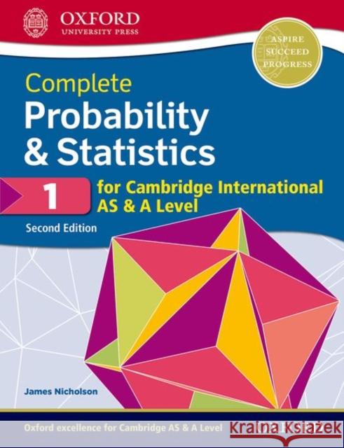 Cie a Level Statistics 1 2nd Edition Book: With Website Link Nicholson 9780198425151 Oxford University Press - książka