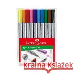 Cienkopisy Grip 10 kolorów FABER CASTELL  4005401516101 Faber-Castell - książka