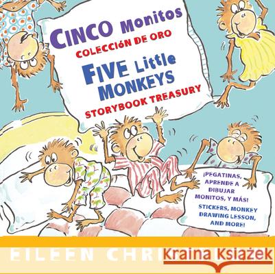 Cinco Monitos Coleccion de Oro/Five Little Monkeys Storybook Treasury Eileen Christelow 9780547745930 Houghton Mifflin Harcourt (HMH) - książka