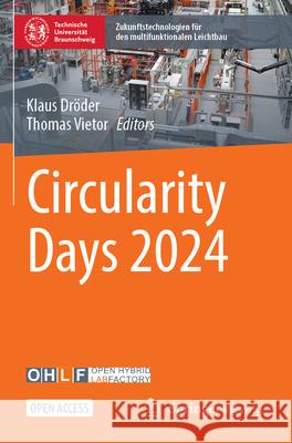 Circularity Days 2024  9783658458911 Springer Vieweg - książka