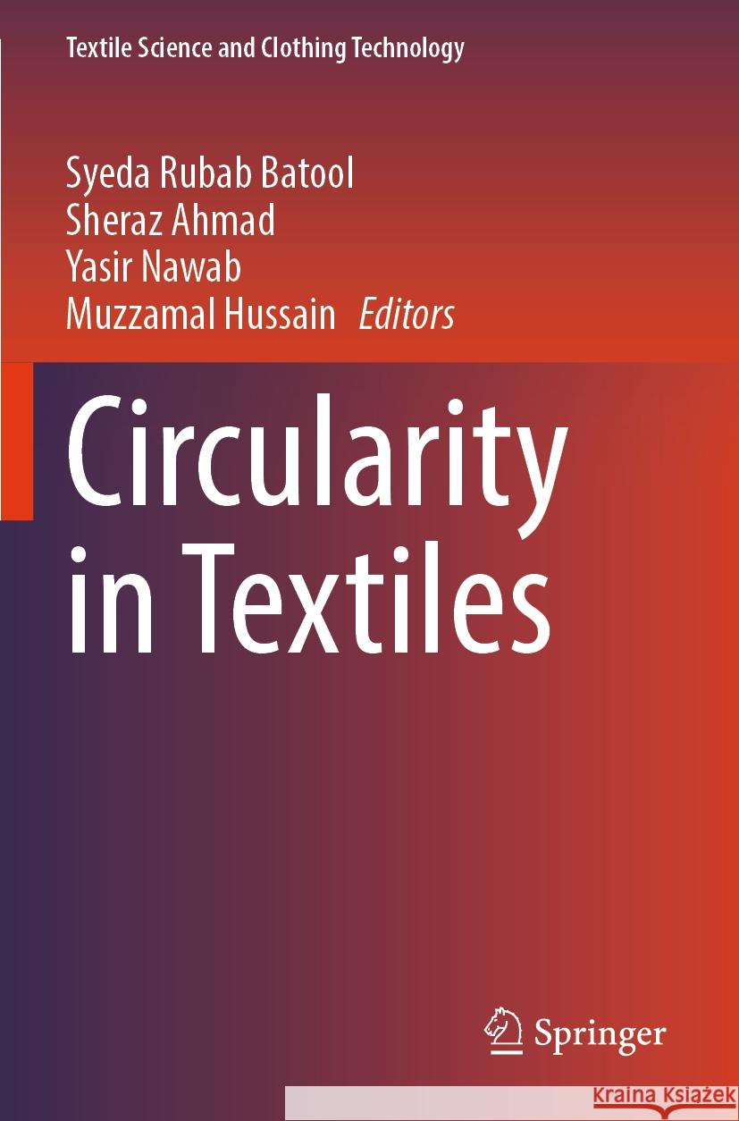 Circularity in Textiles  9783031494819 Springer Nature Switzerland - książka