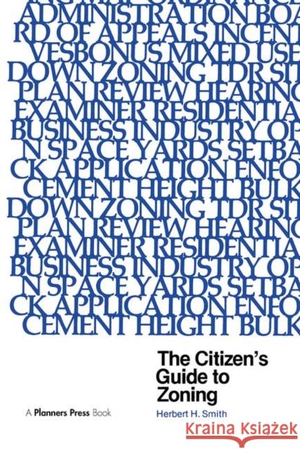 Citizen's Guide to Zoning Herbert Smith 9780367092115 Taylor and Francis - książka